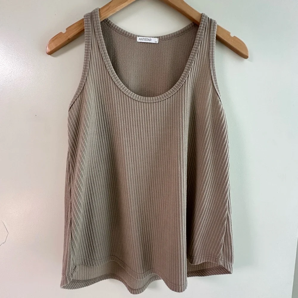 Women's Ribbed Tank Top - Picture 1 of 2